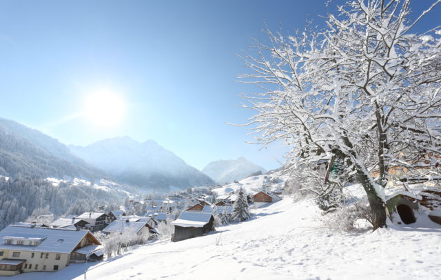 Hirschegg im Kleinwalsertal im Winter © Frank Drechsel/Kleinwalsertal Tourismus eGen