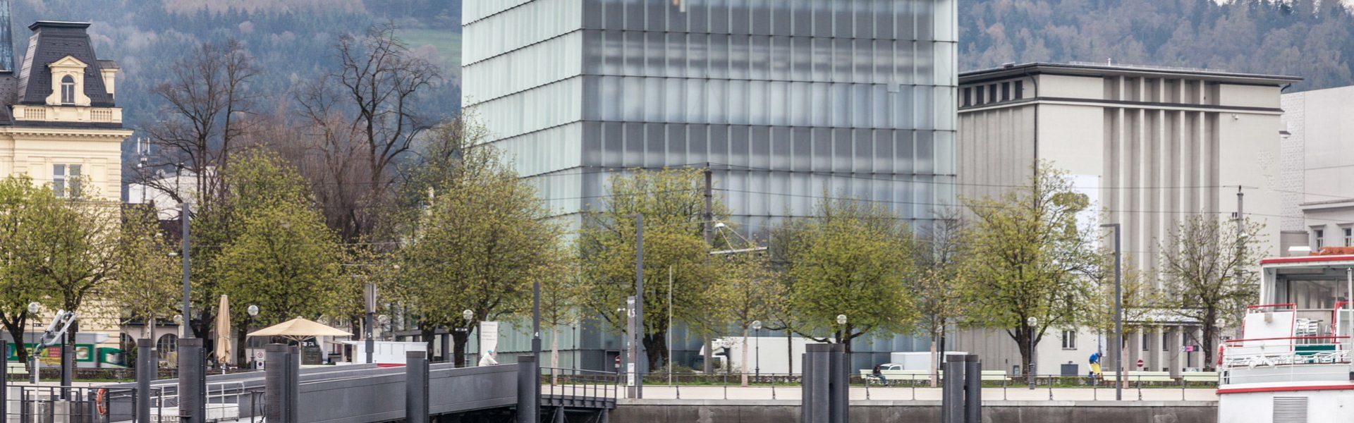 Kunsthaus Bregenz, kurz KUB, von Peter Zumthor, am Bodensee