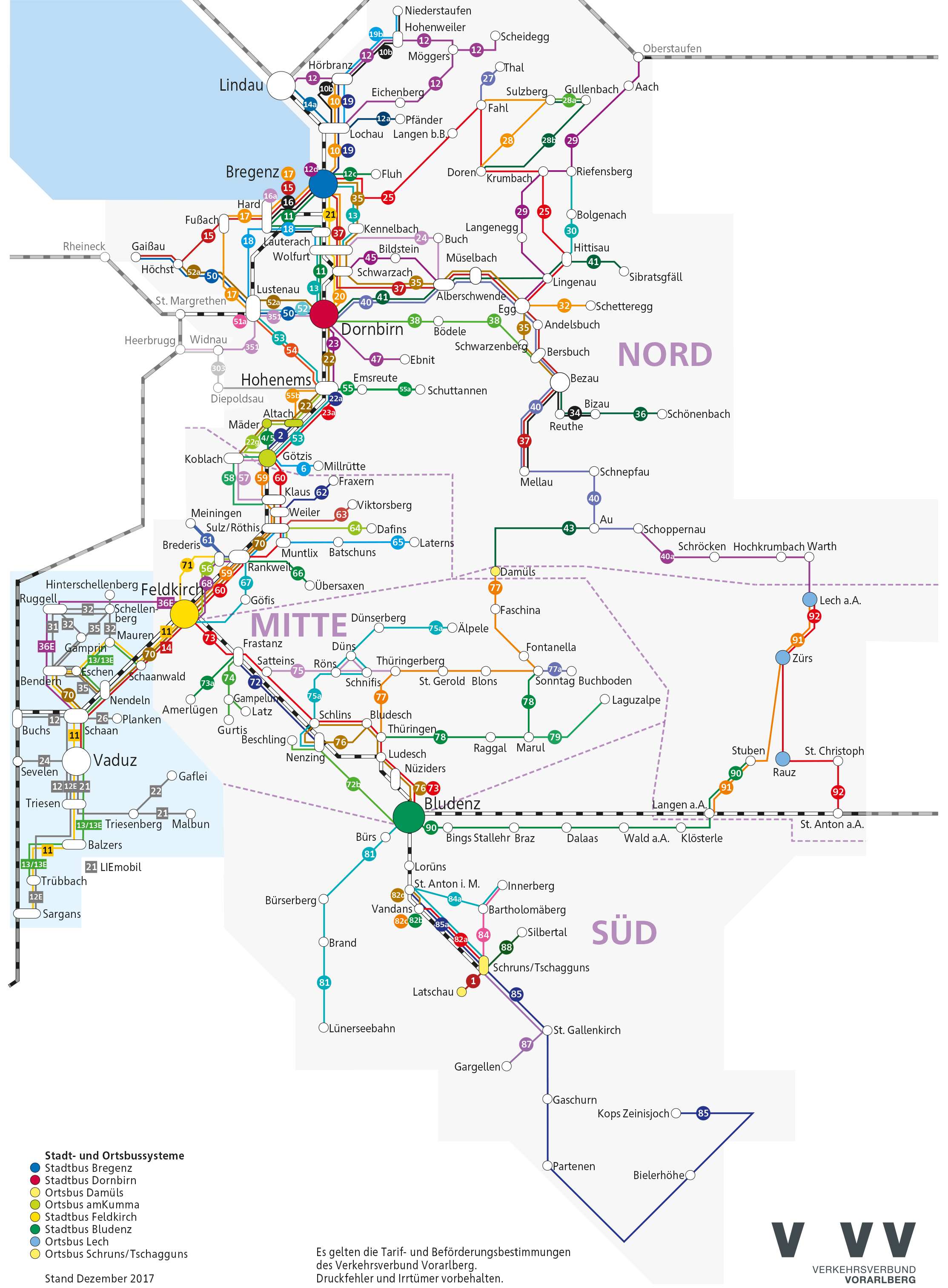 Bus und Bahn in Vorarlberg Mit Öffis unterwegs Mobil im