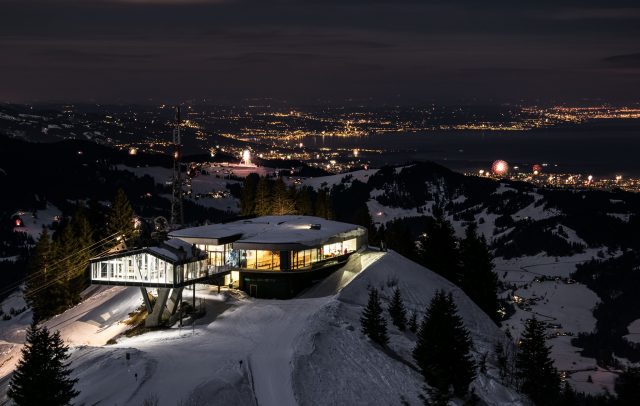 Silvester im Panoramarestaurant (c) Seilbahn Bezau