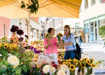 Blumenmarkt in Bludenz (c) Hefti Fotografie I Bludenz Stadtmarketing GmbH