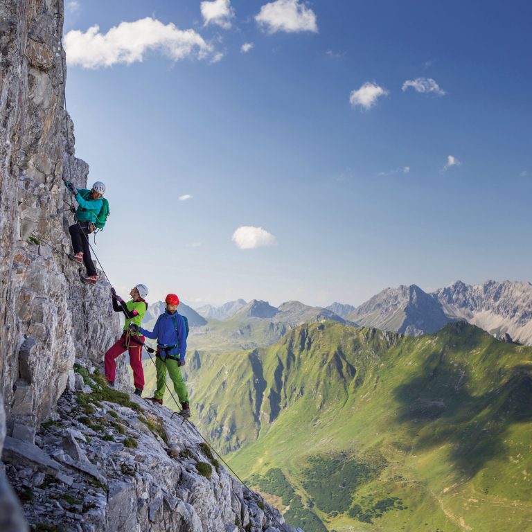 Klettersteig Gauablickhöhle (c) Stefan Kothner I Montafon Tourismus GmbH