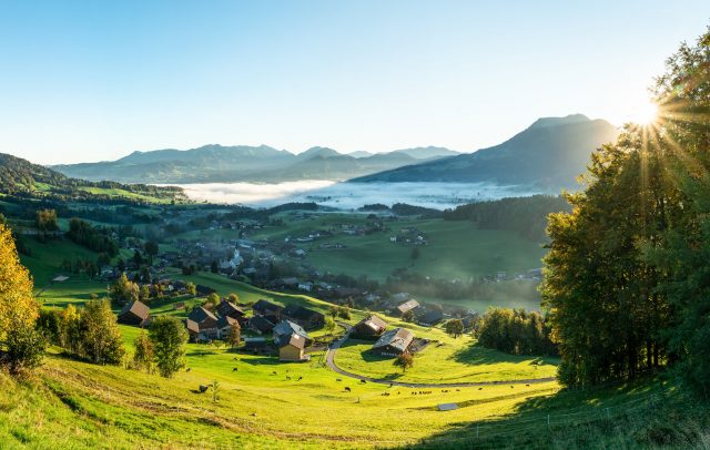 Schwarzenberg mit Vorderwald © Oberhauser Photography / Vorarlberg Tourismus