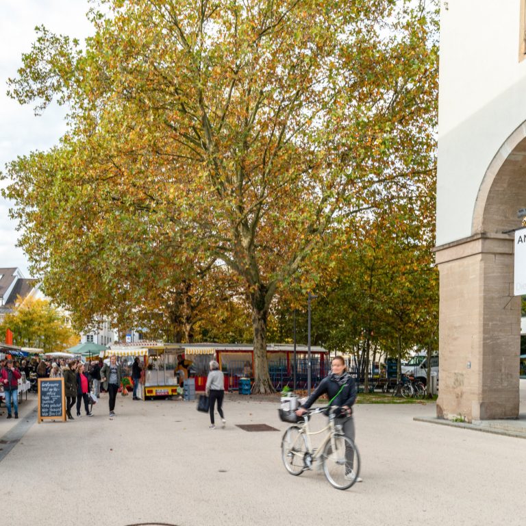 Wochenmarkt Kornmarktplatz Bregenz © Manfred Oberhauser / Vorarlberg Tourismus