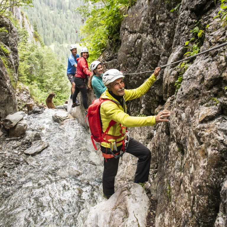 Klettersteig Röbischlucht im Montafon © Rupert Mühlbacher - Montafon Tourismus GmbH, Schruns