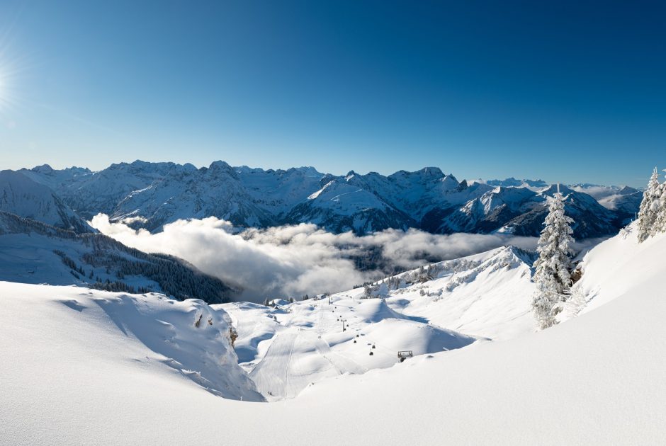 Skigebiet Diedamskopf Bregenzerwald, Au-Schoppernau, Februarr 2023 (c) Michael Kemter