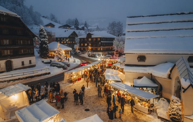 Adventmarkt in Schwarzenberg © Manuel Spöttl / Schwarzenberg Tourismus